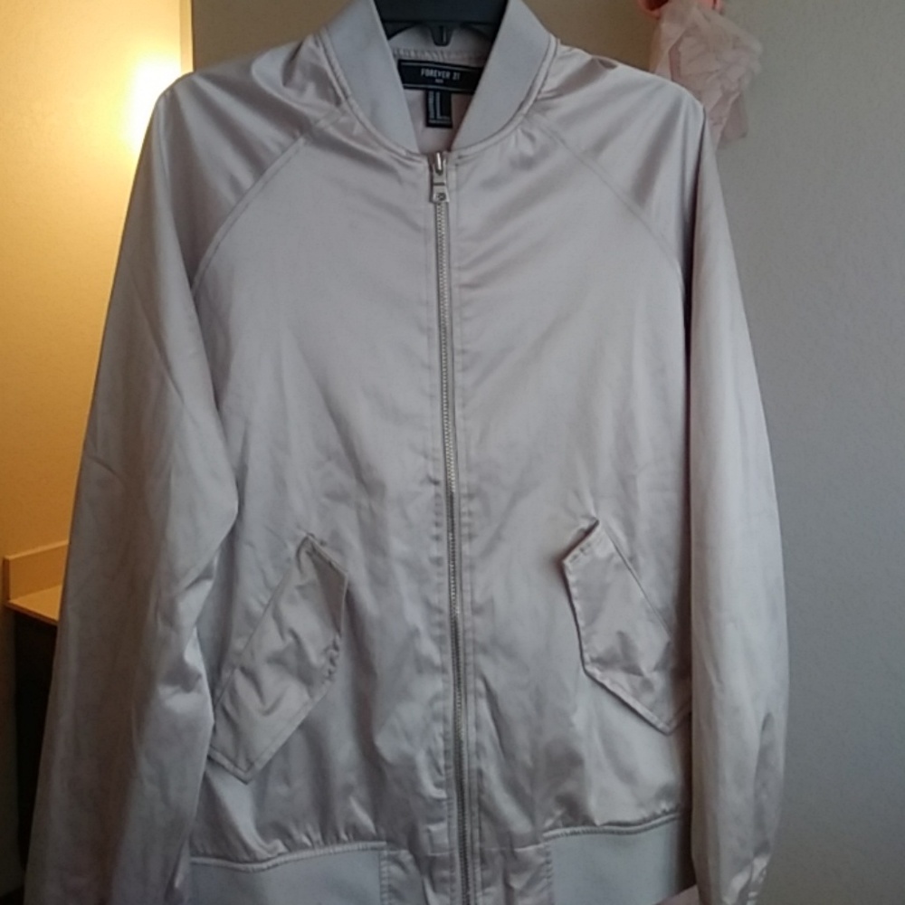 Champagne Bomber Jacket